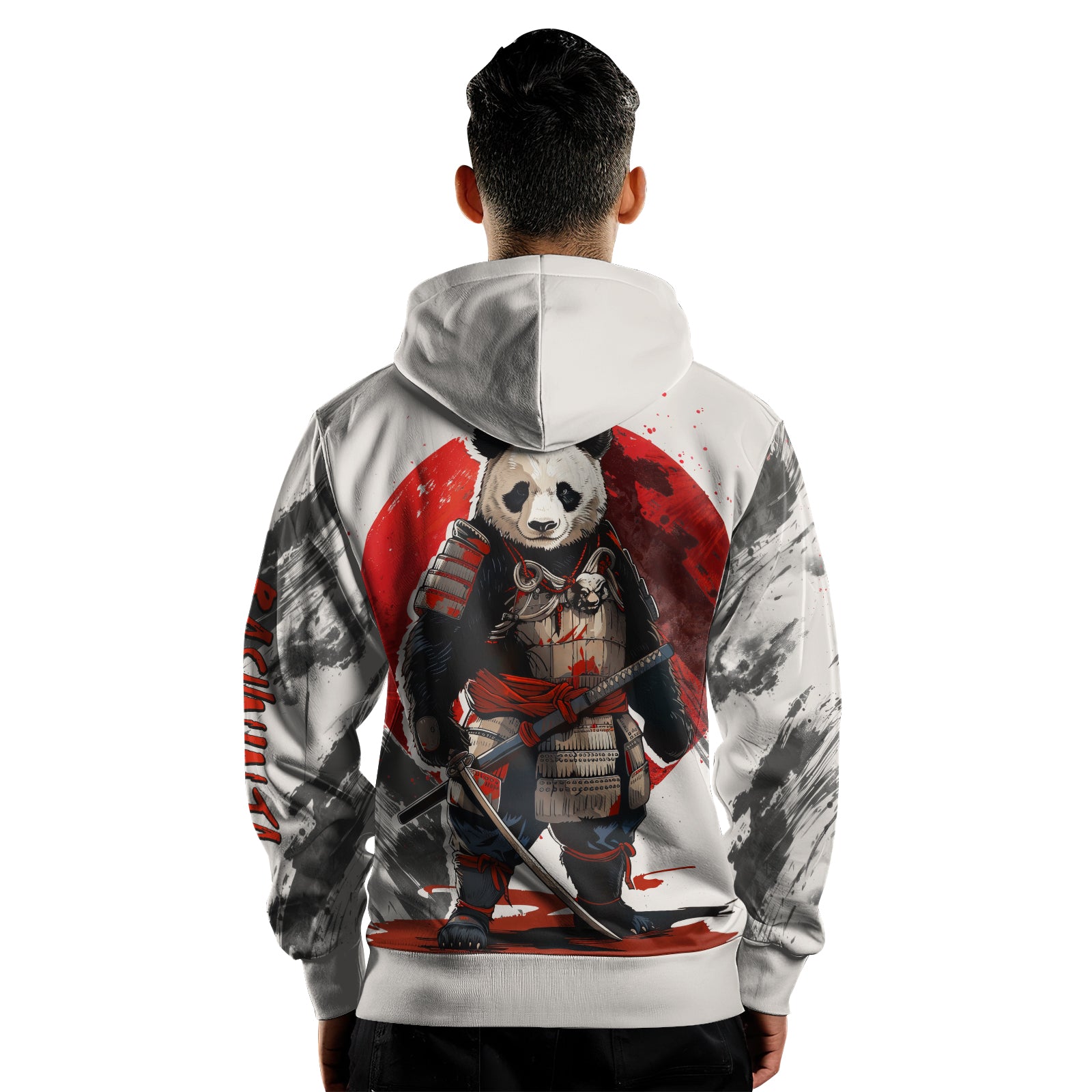 Rashninja Panda Samurai Armor AOP Hoodie