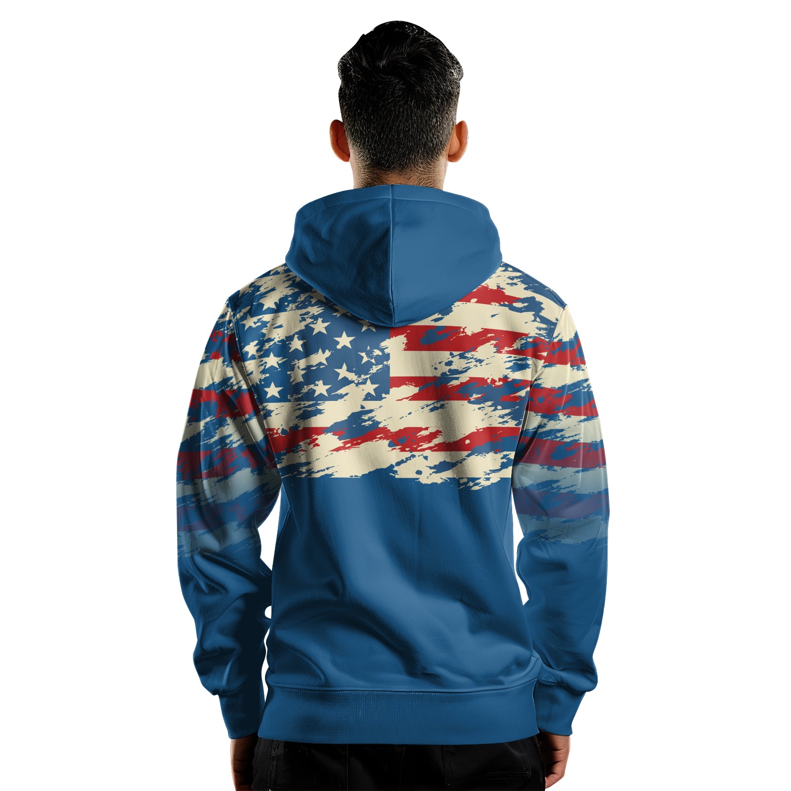 Rashninja American Flag Patriotic AOP Hoodie | Patriotic Hoodies