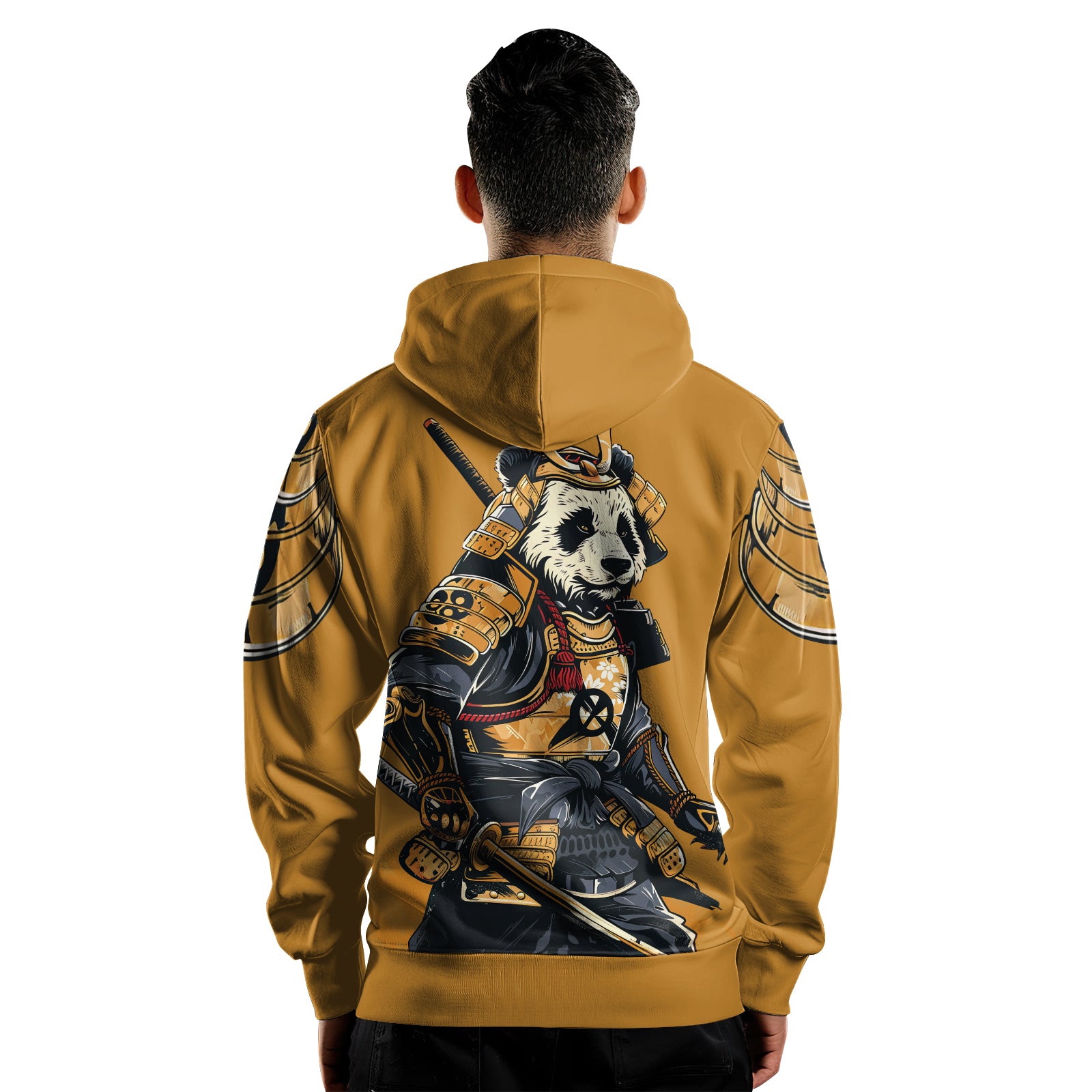 Rashninja Samurai Panda Strikes AOP Hoodie