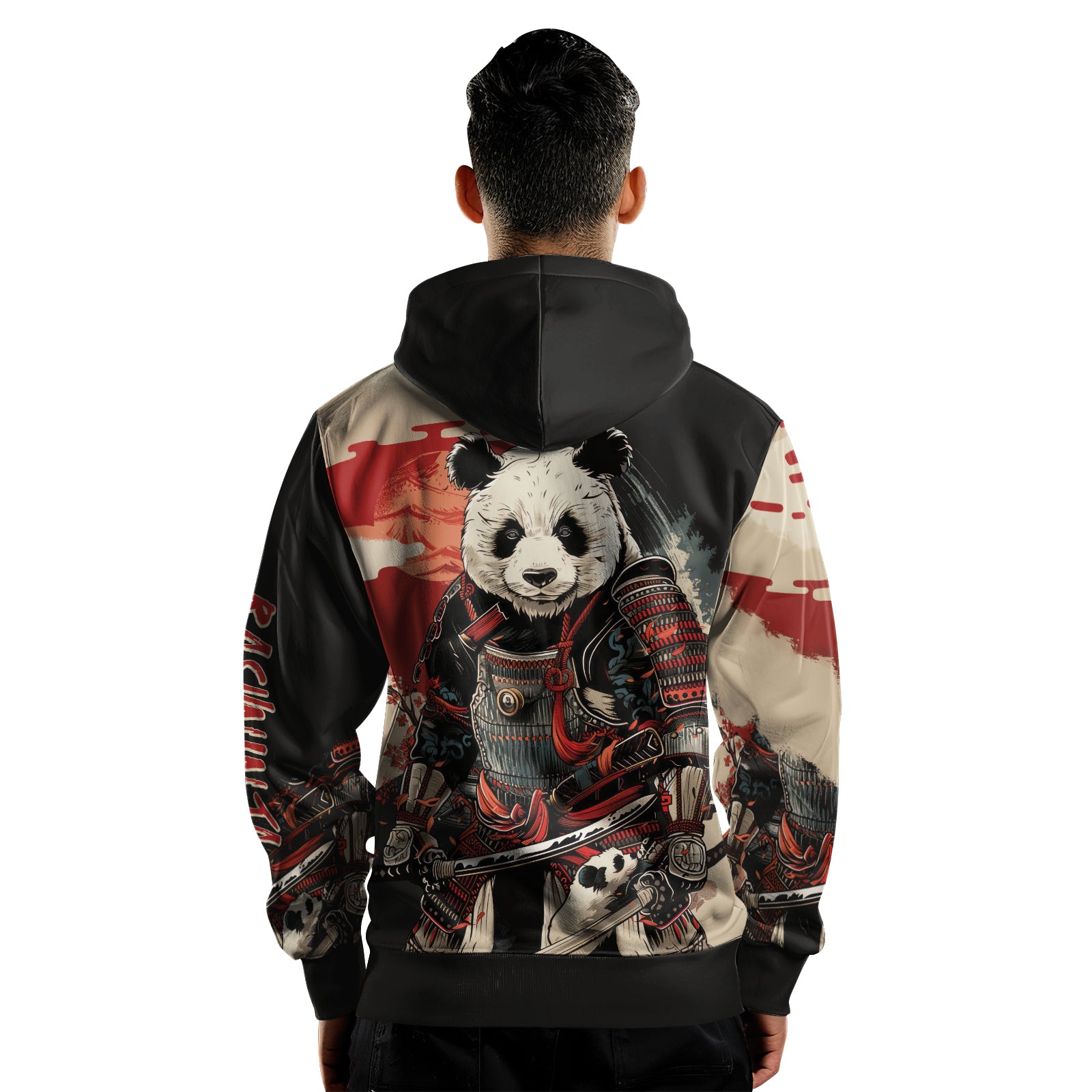 Rashninja Panda Samurai Warrior AOP Hoodie