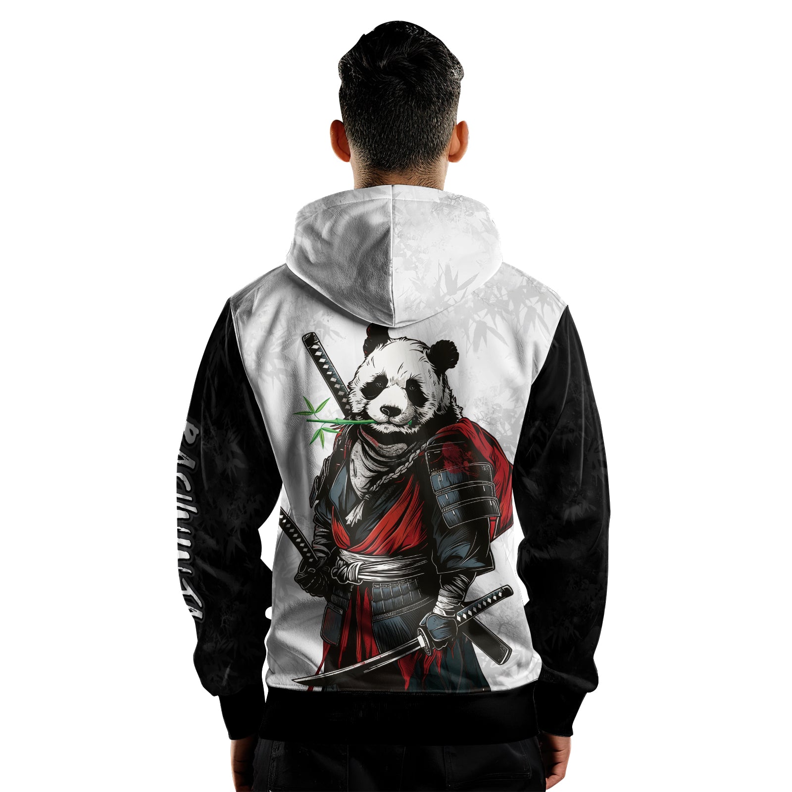 Rashninja Mystic Warrior Panda Samurai AOP Hoodie