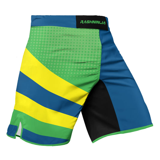 Rashninja Brazilian Pride Grappler Men's Fight Shorts