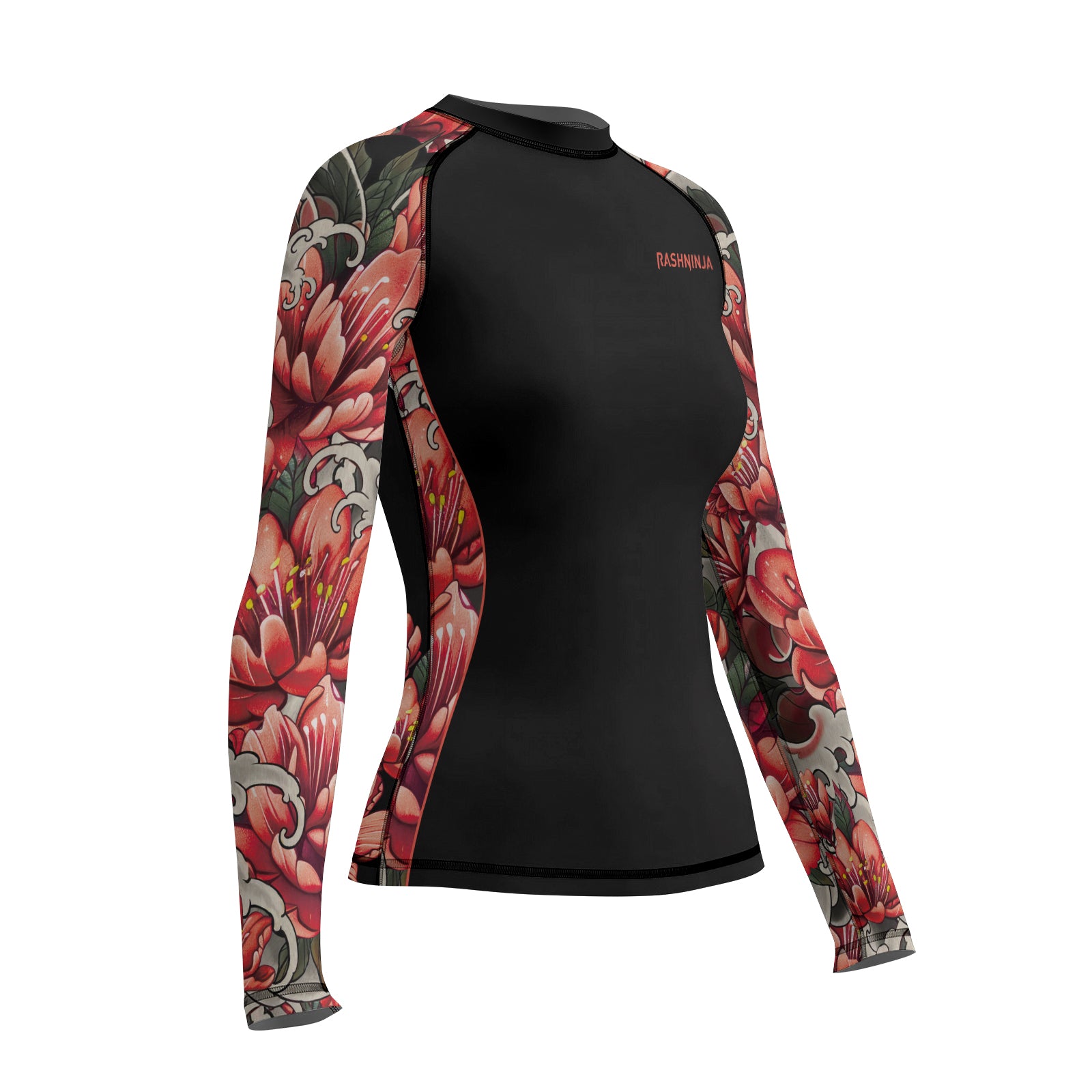 Rashninja Blossoming Snake Women's Long Sleeve Rash Guard