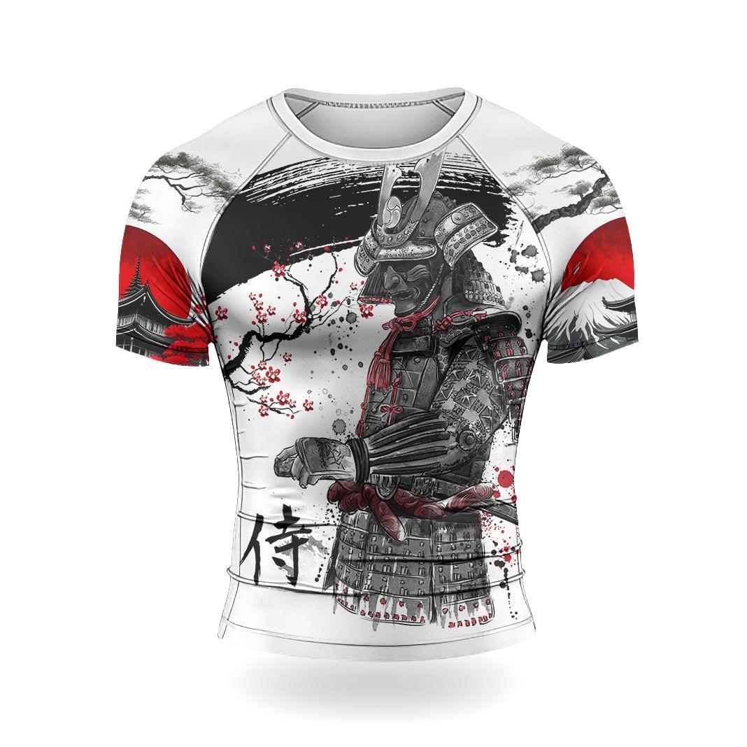 Rashninja Sakura Samurai Men's Short Sleeve Rash Guard | Fightwear