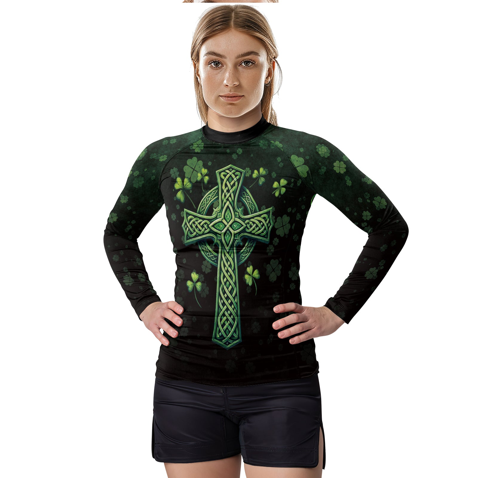 Rashninja Irish Patrick Women's Long Sleeve Rash Guard | Rash Guard