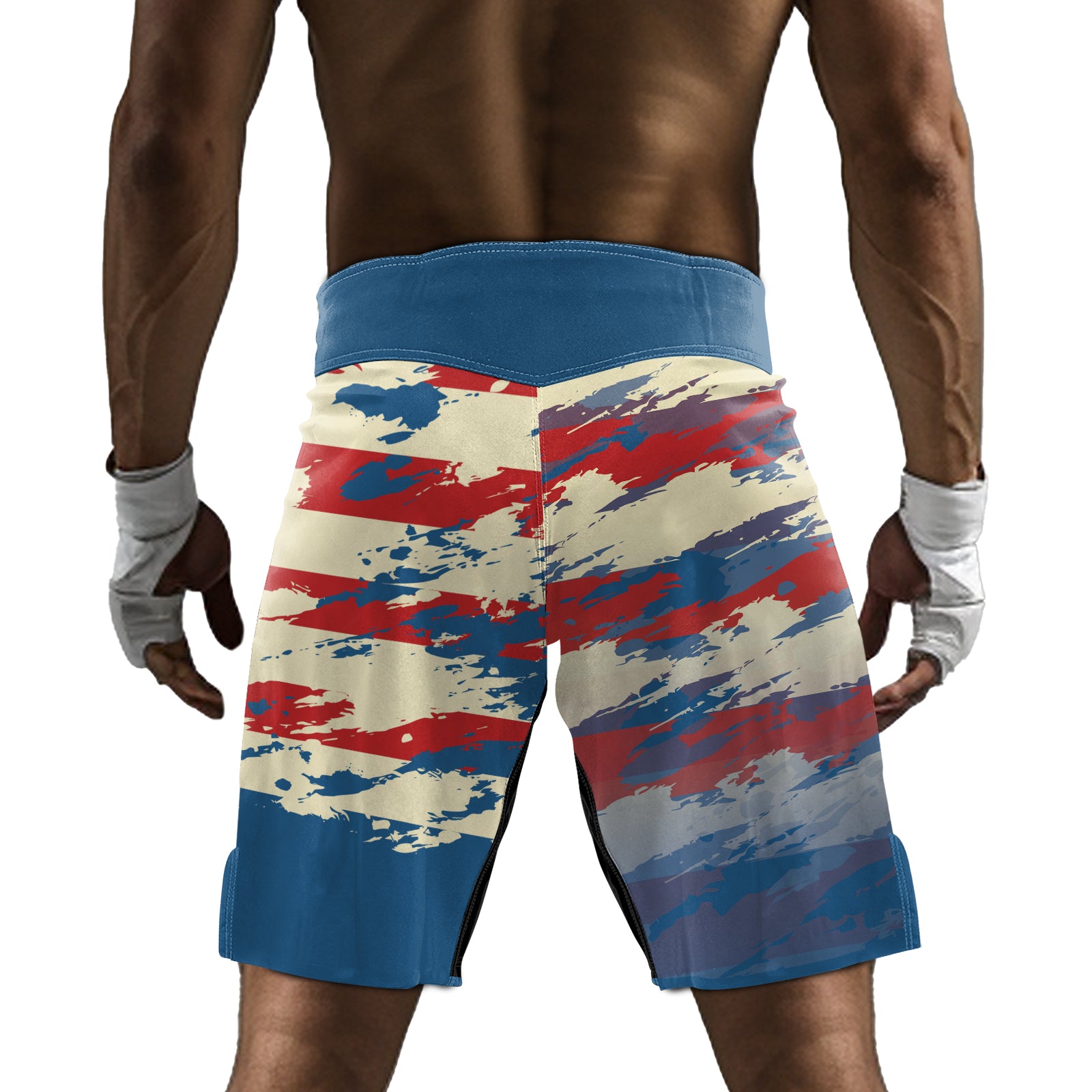 Rashninja American Flag Patriotic Men's Fight Shorts