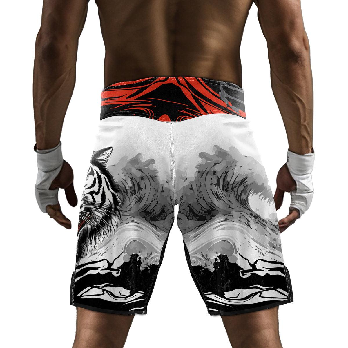 Rashninja Wild Tiger Men's Fight Shorts - Rashninja LLC