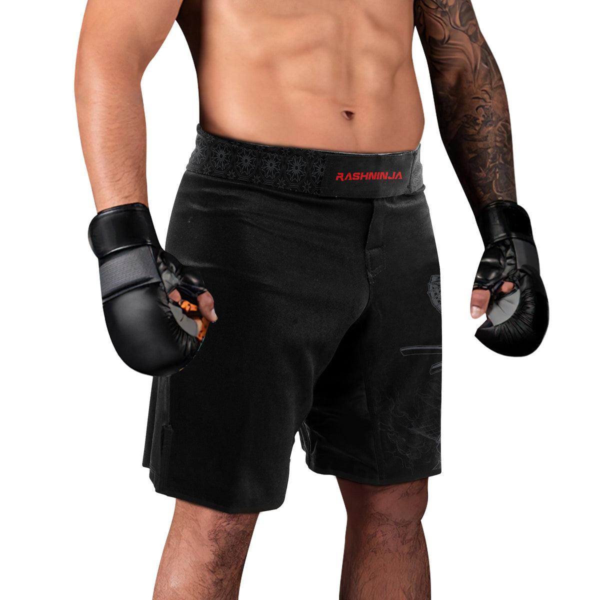Rashninja Samurai Warrior Spirit Men's Fight Shorts - Rashninja LLC