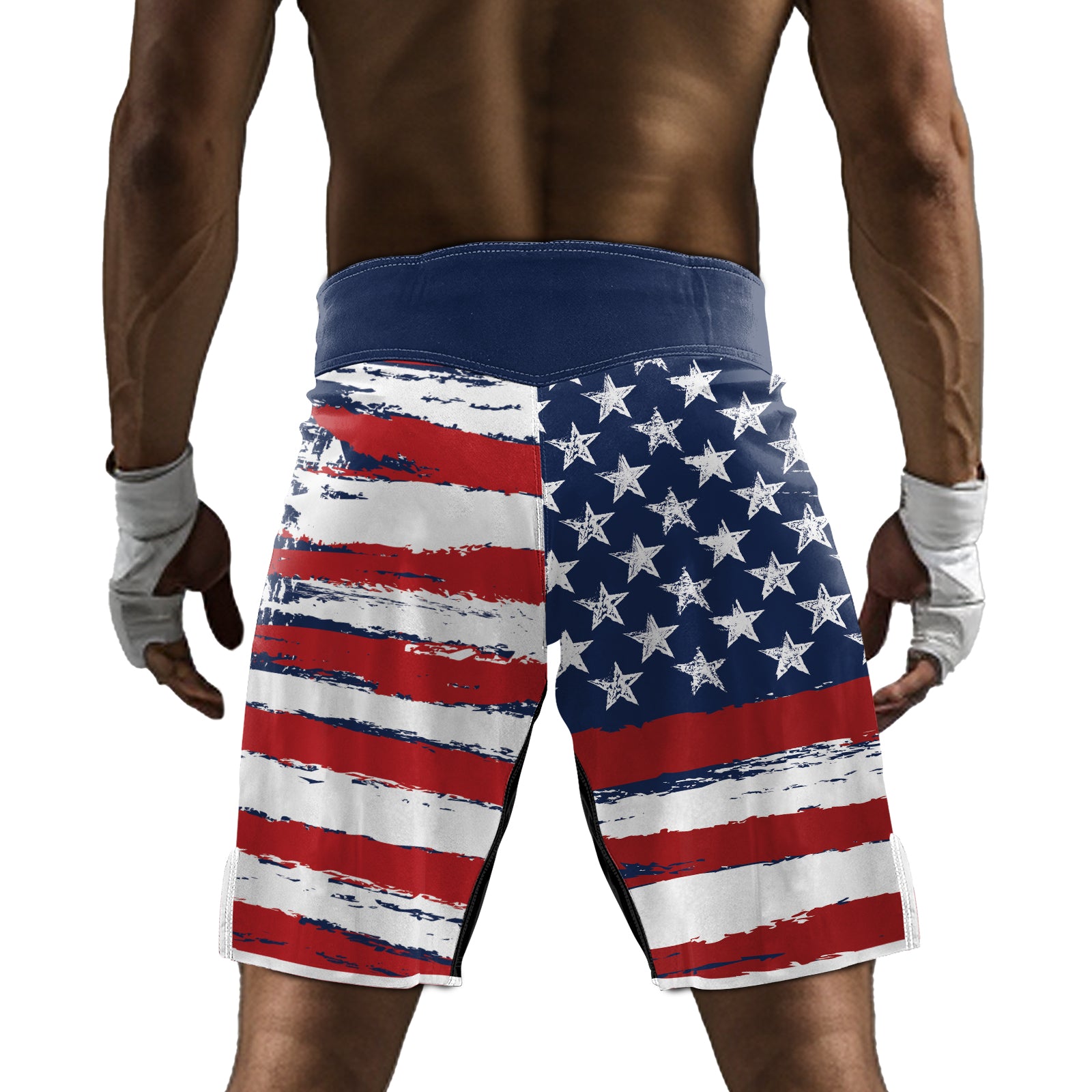 Rashninja Flag of the United States Men's Fight Shorts