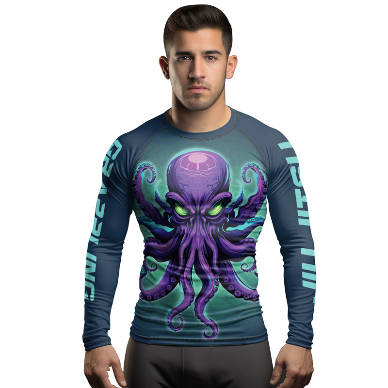 Rashninja Octopus Overlord Men's Long Sleeve Rash Guard | Rash Guard