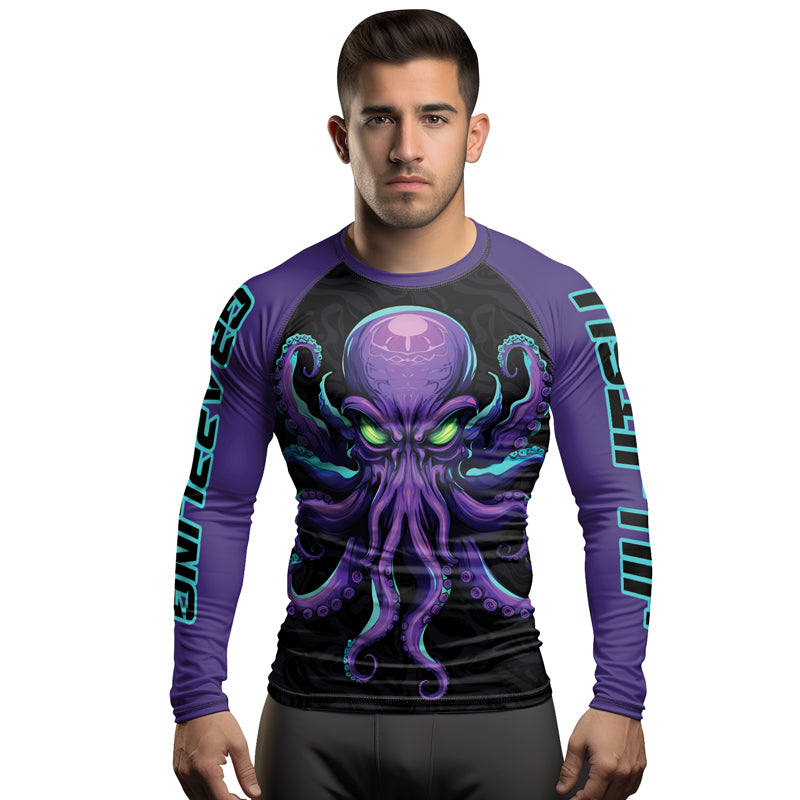 Rashninja Octopus Overlord Men's Long Sleeve Rash Guard | Rash Guard