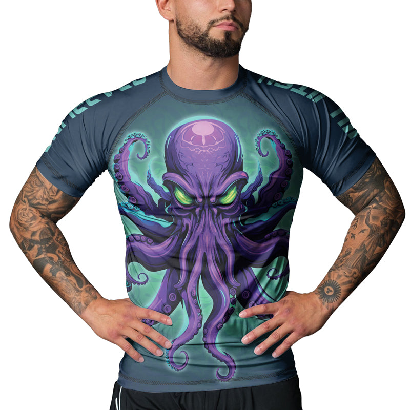 Rashninja Octopus Overlord Men's Short Sleeve Rash Guard | Rash Guard