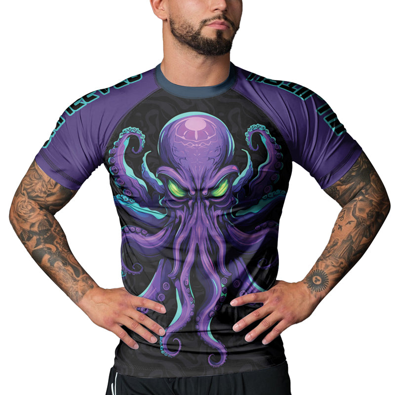 Rashninja Octopus Overlord Men's Short Sleeve Rash Guard | Rash Guard