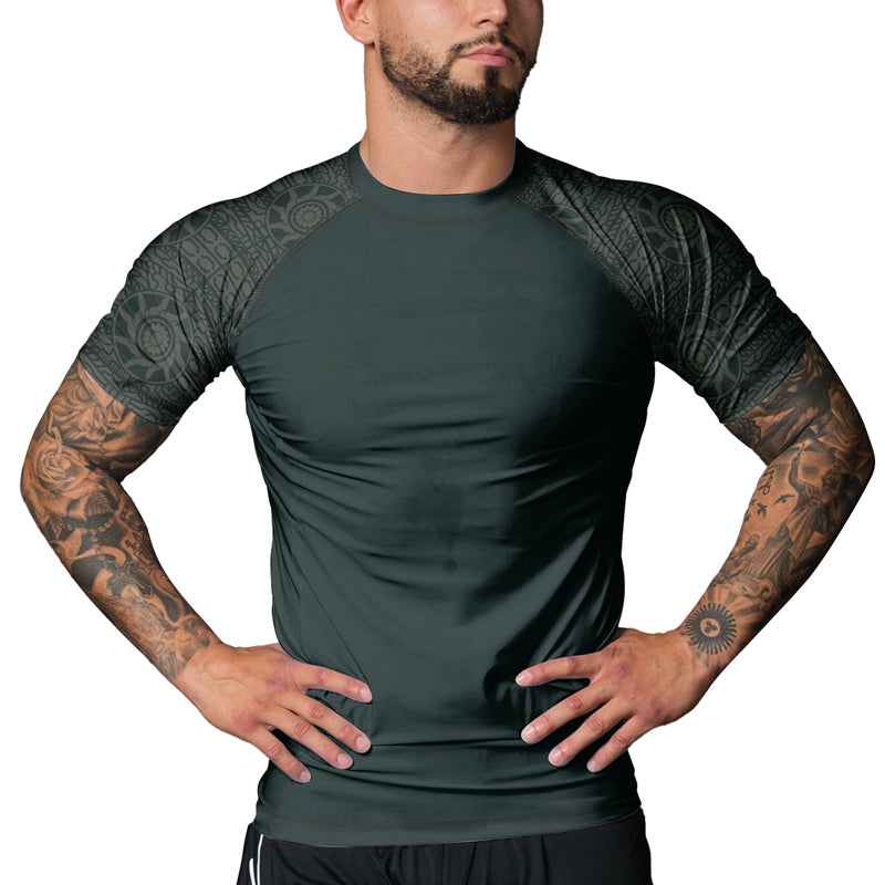 Rashninja Octopus Dominion Men's Short Sleeve Rash Guard | Rash Guard