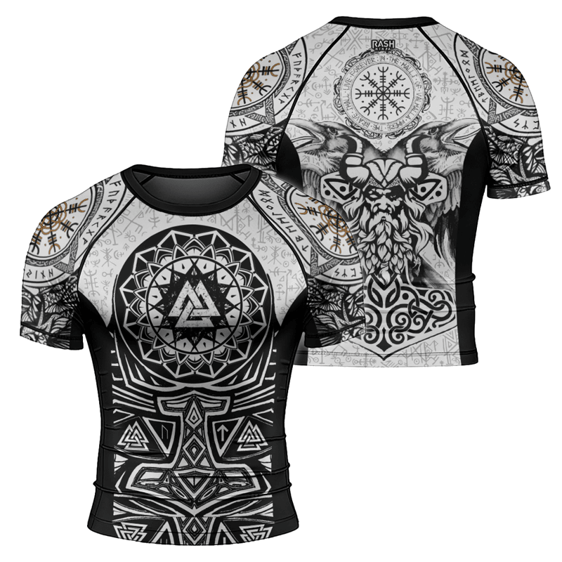 Rashninja Odin Viking Men's Short Sleeve Rash Guard - Rashninja LLC