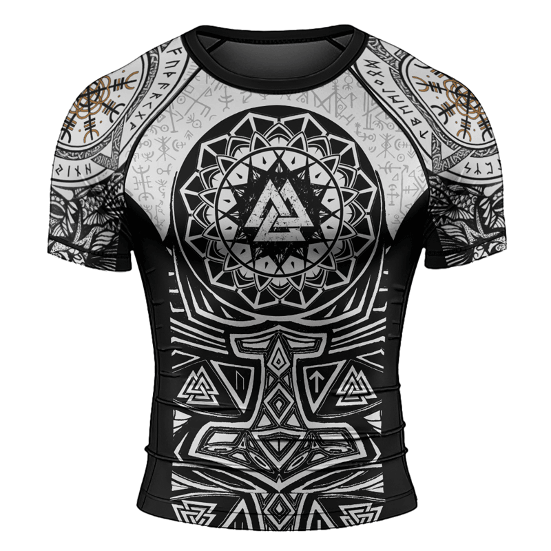 Rashninja Odin Viking Men's Short Sleeve Rash Guard - Rashninja LLC