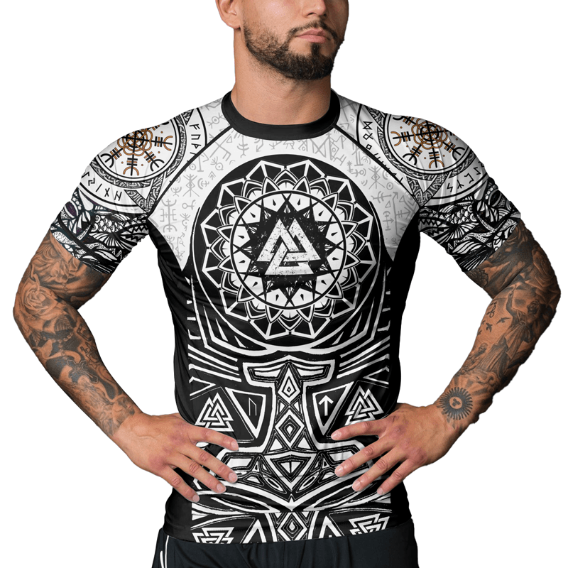 Rashninja Odin Viking Men's Short Sleeve Rash Guard - Rashninja LLC