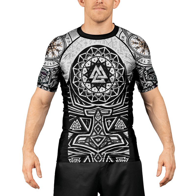 Rashninja Odin Viking Men's Short Sleeve Rash Guard - Rashninja LLC