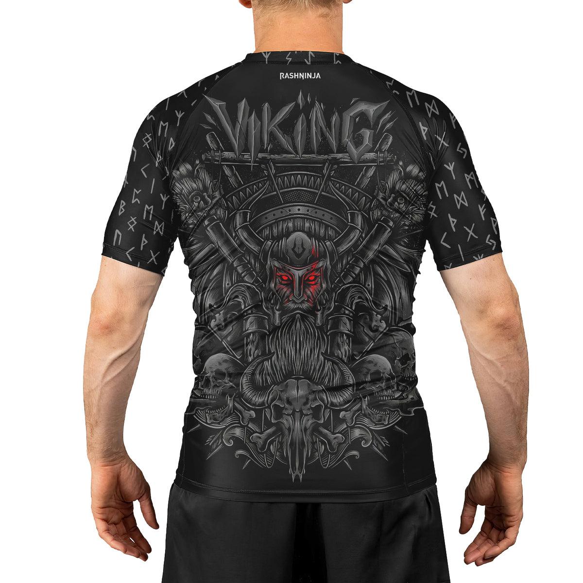 Rashninja Viking Jormungandr Men's Short Sleeve Rash Guard - Rashninja LLC
