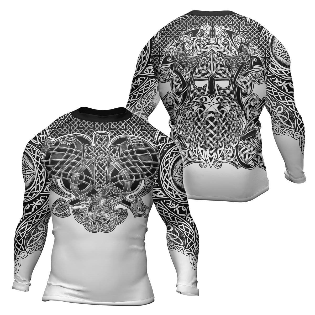 Rashninja Viking Valor Men's Long Sleeve Rash Guard - Rashninja LLC