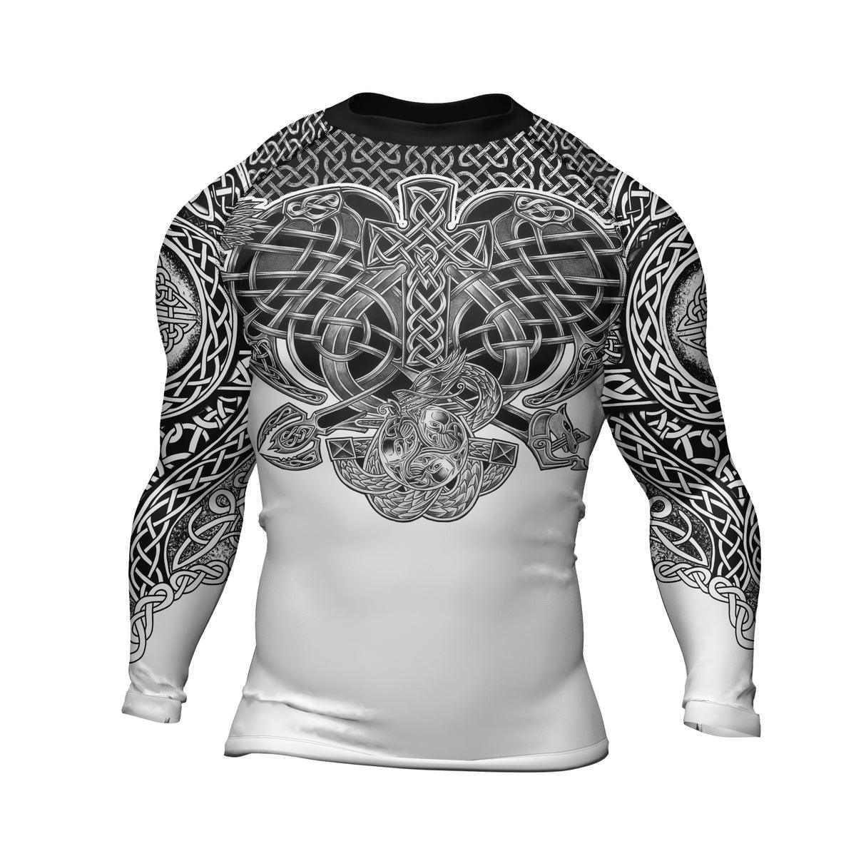 Rashninja Viking Valor Men's Long Sleeve Rash Guard - Rashninja LLC