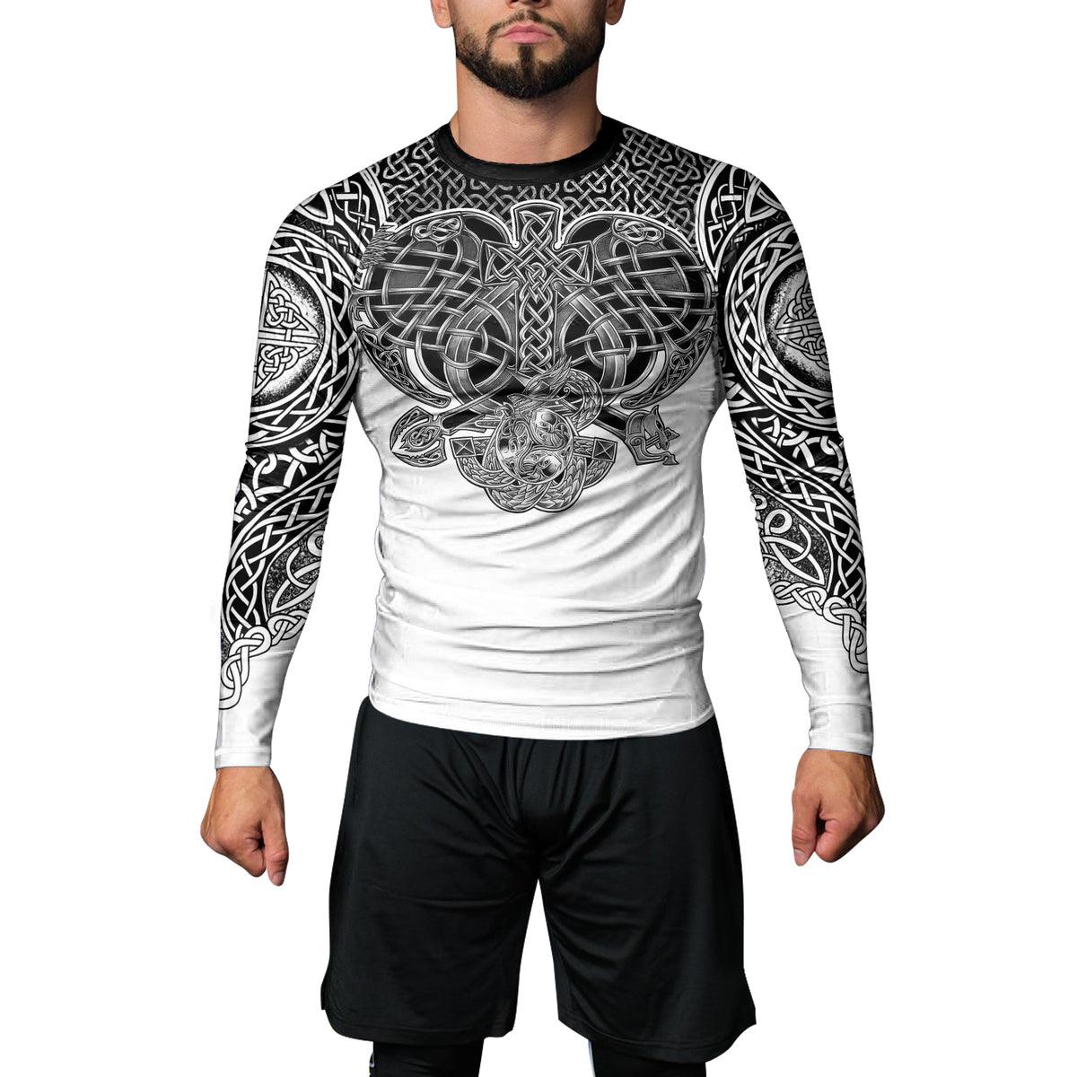 Rashninja Viking Valor Men's Long Sleeve Rash Guard - Rashninja LLC