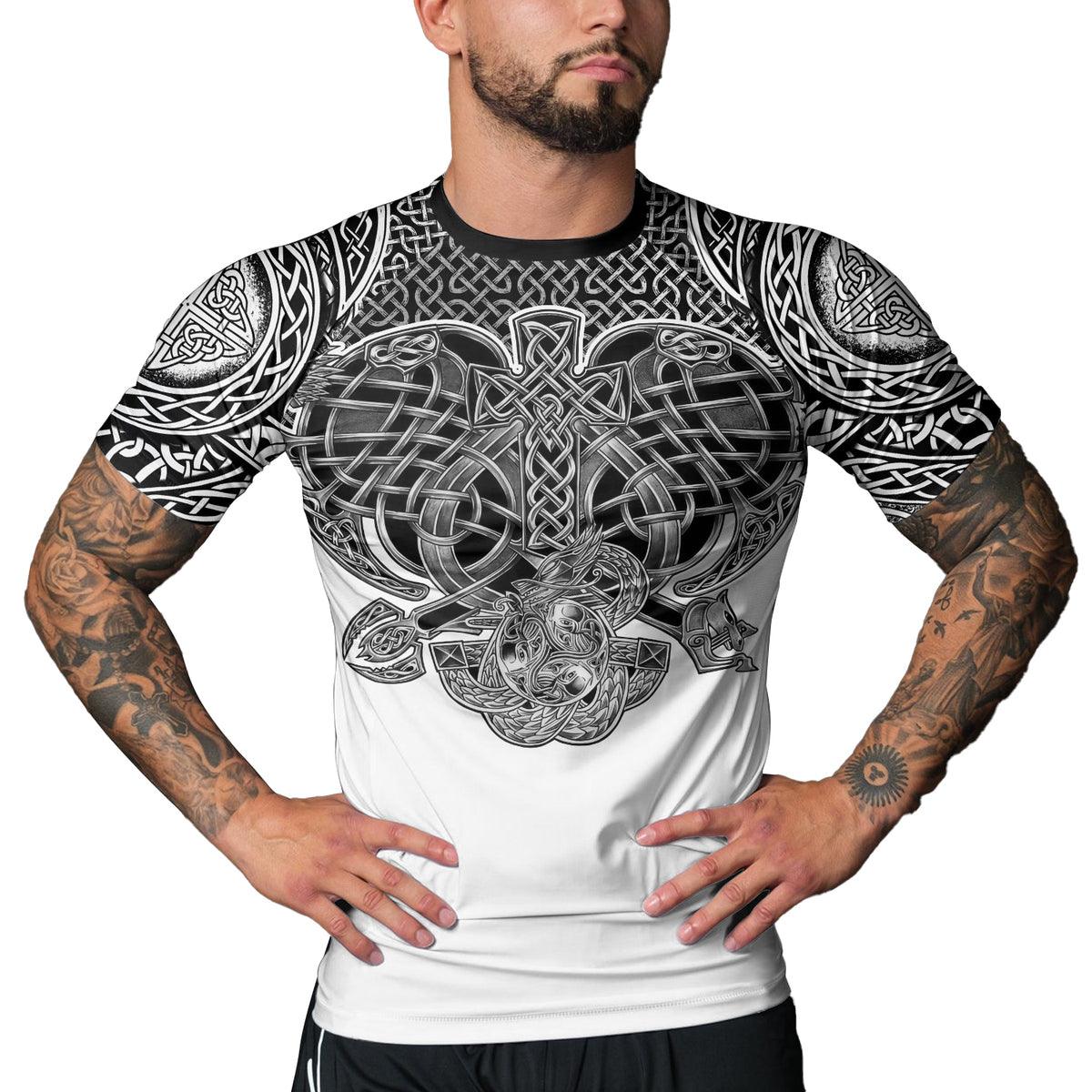 Rashninja Viking Valor Men's Short Sleeve Rash Guard - Rashninja LLC