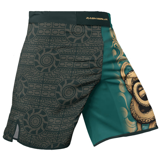 Rashninja Octopus Dominion Men's Fight Shorts | Compression Shorts