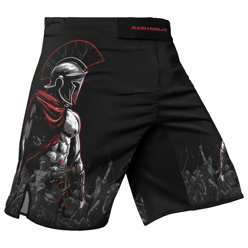 Rashninja Spartan Warrior Crest Men's Fight Shorts