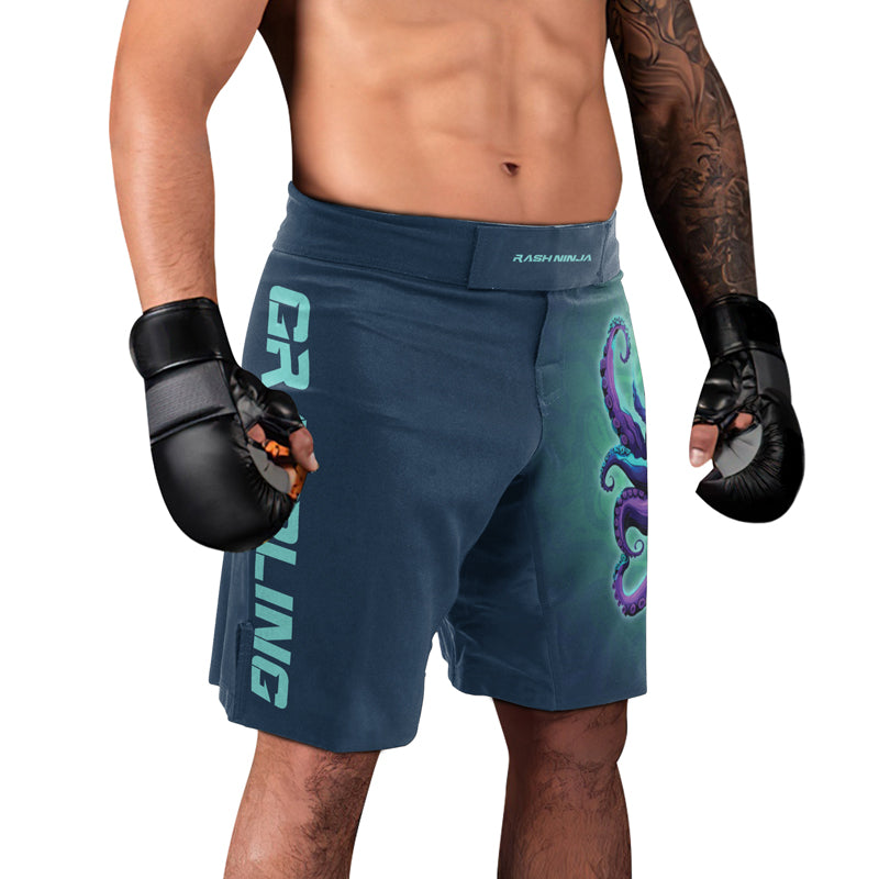 Rashninja Octopus Overlord Men's Fight Shorts | Compression Shorts