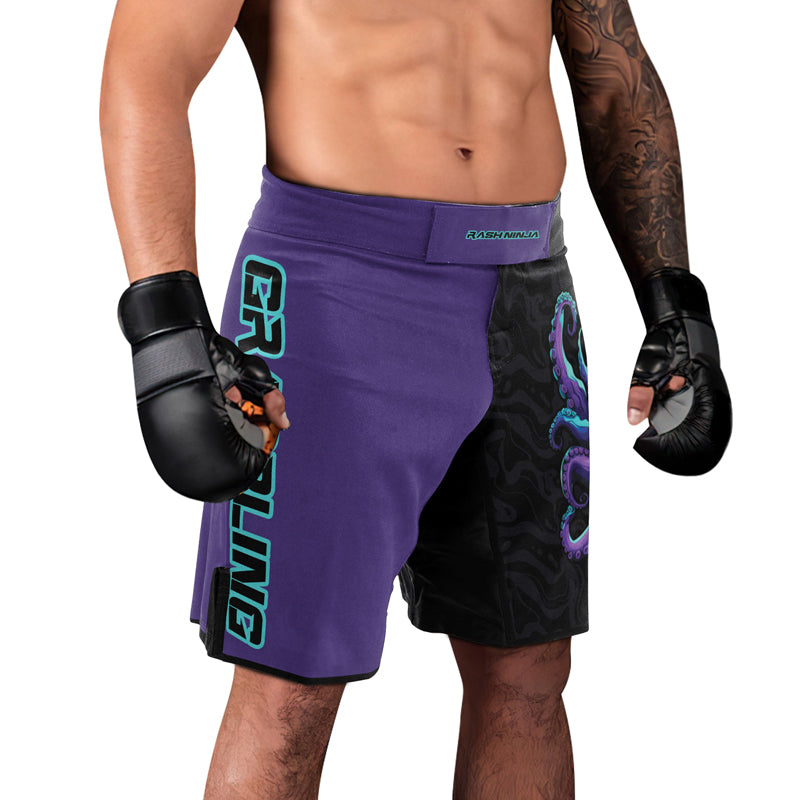 Rashninja Octopus Overlord Men's Fight Shorts | Compression Shorts