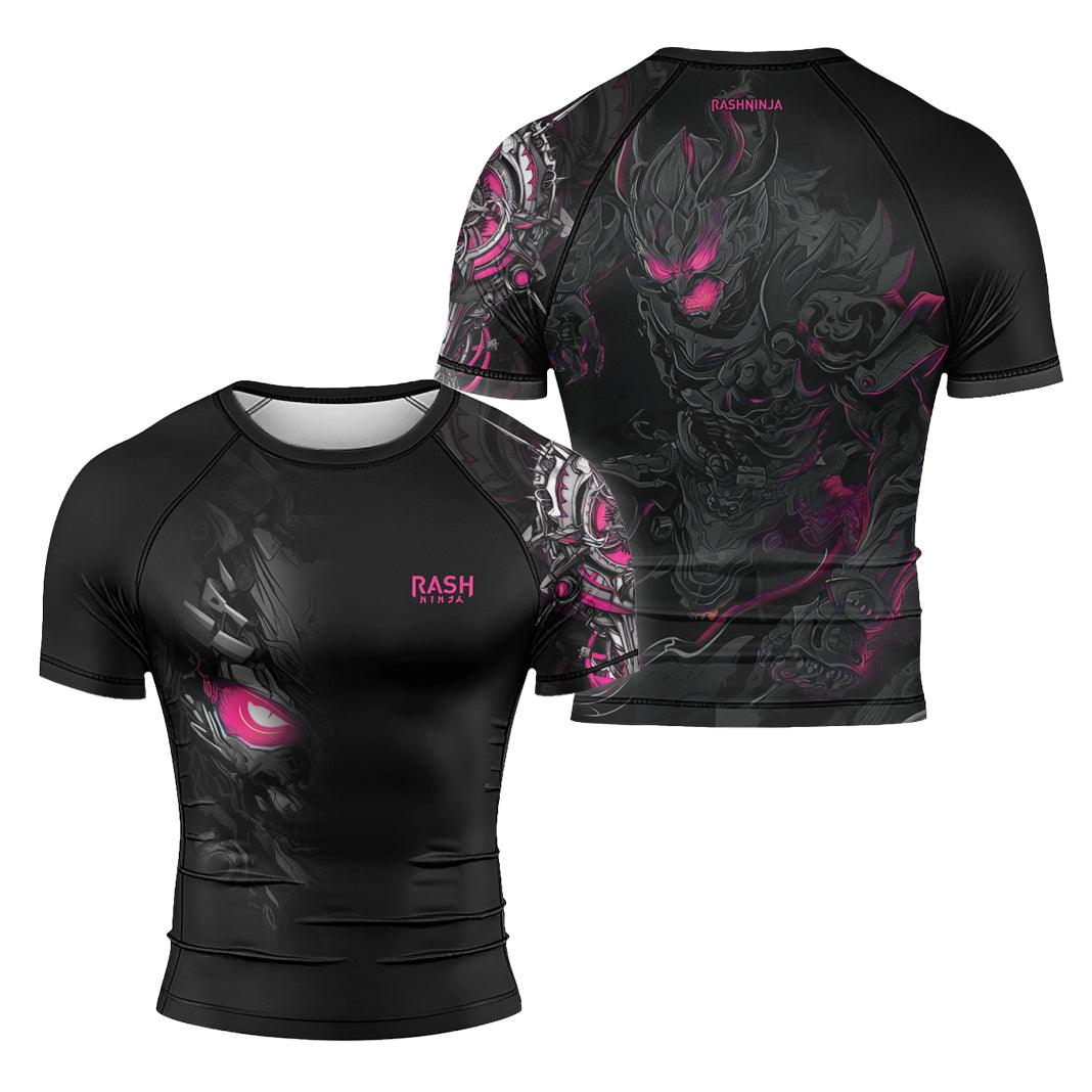 Rashninja Cyber Oni Men's Short Sleeve Rash Guard | Fightwear