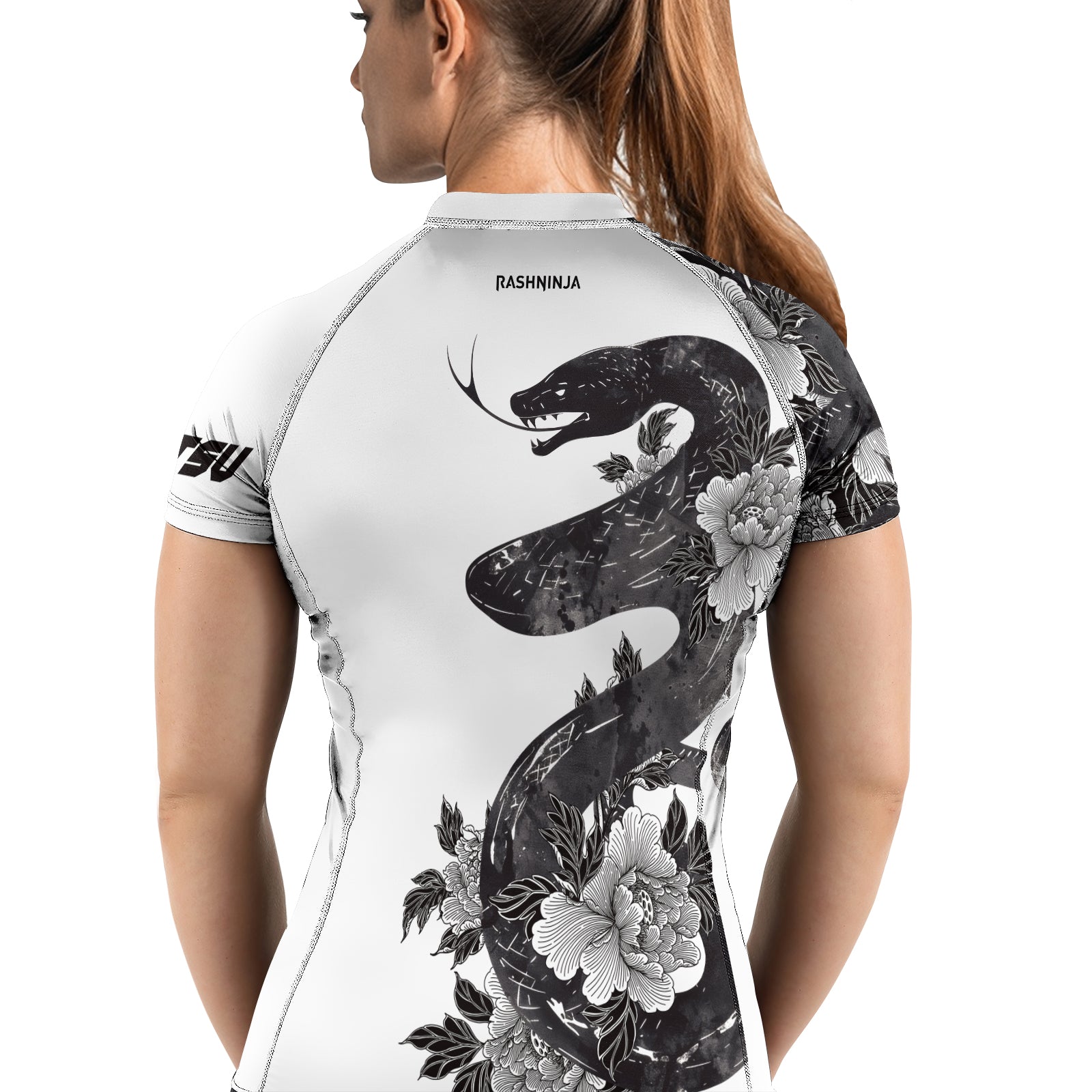 Rashninja Jujitsu Snake Women's Short Sleeve Rash Guard