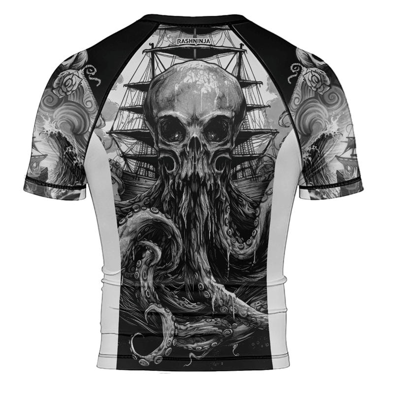 Rashninja Cthulhu Cultist Men's Short Sleeve Rash Guard - Rashninja LLC