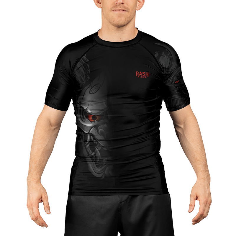 Rashninja Fire Eye Oni Men's Short Sleeve Rash Guard | Fightwear