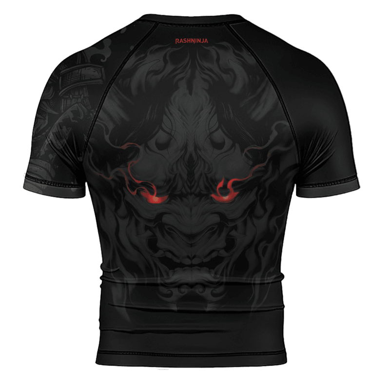 Rashninja Fire Eye Oni Men's Short Sleeve Rash Guard | Fightwear
