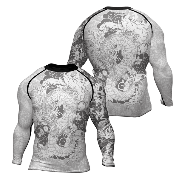 Rashninja Eastern Dragon Men's Long Sleeve Rash Guard | Fightwear