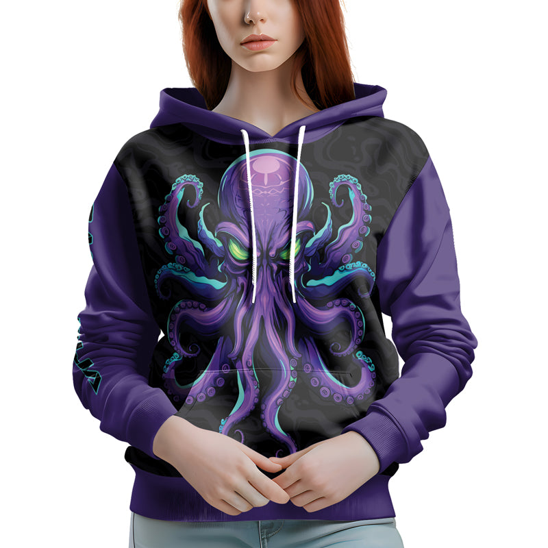 Rashninja Octopus Overlord AOP Hoodie | Jiu Jitsu Octopus Hoodie