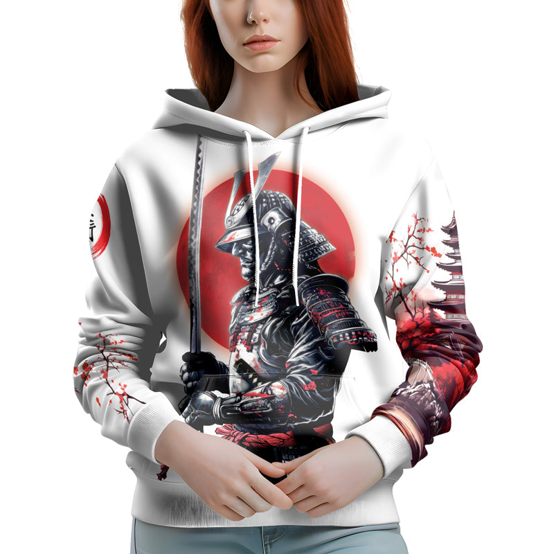 Rashninja Legendary Samurai Warrior AOP Hoodie | Samurai Style Hoodie